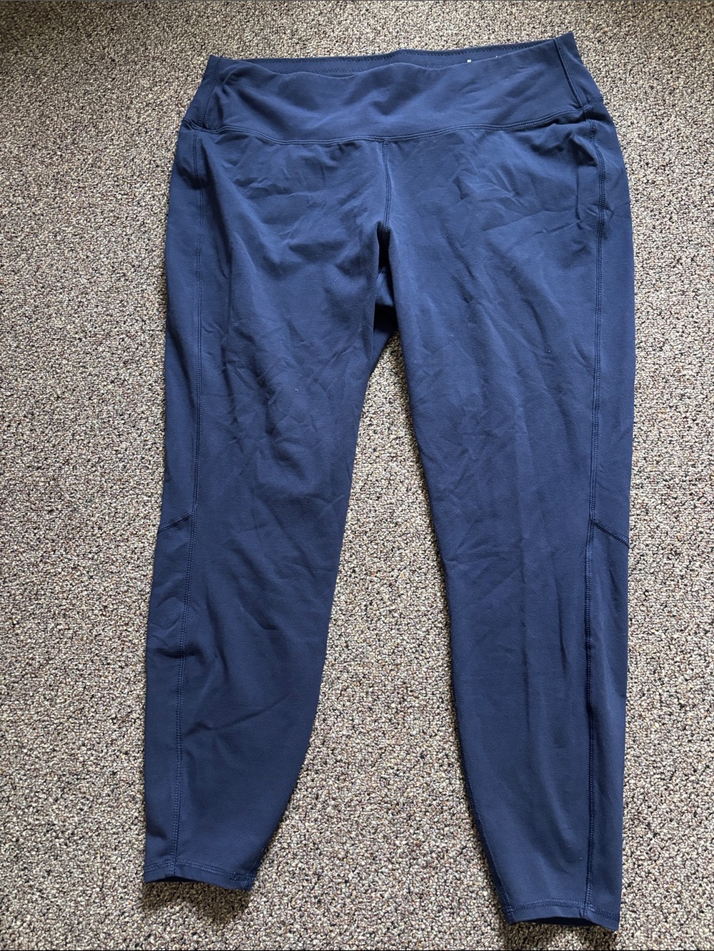 Wonderly Navy Blue High-Waist Leggings